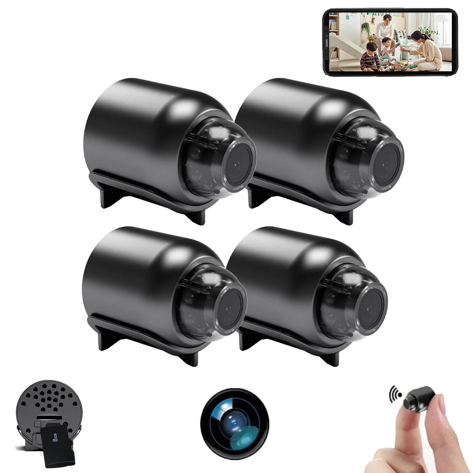 Mini Wifi Camera - 8GB 1080p