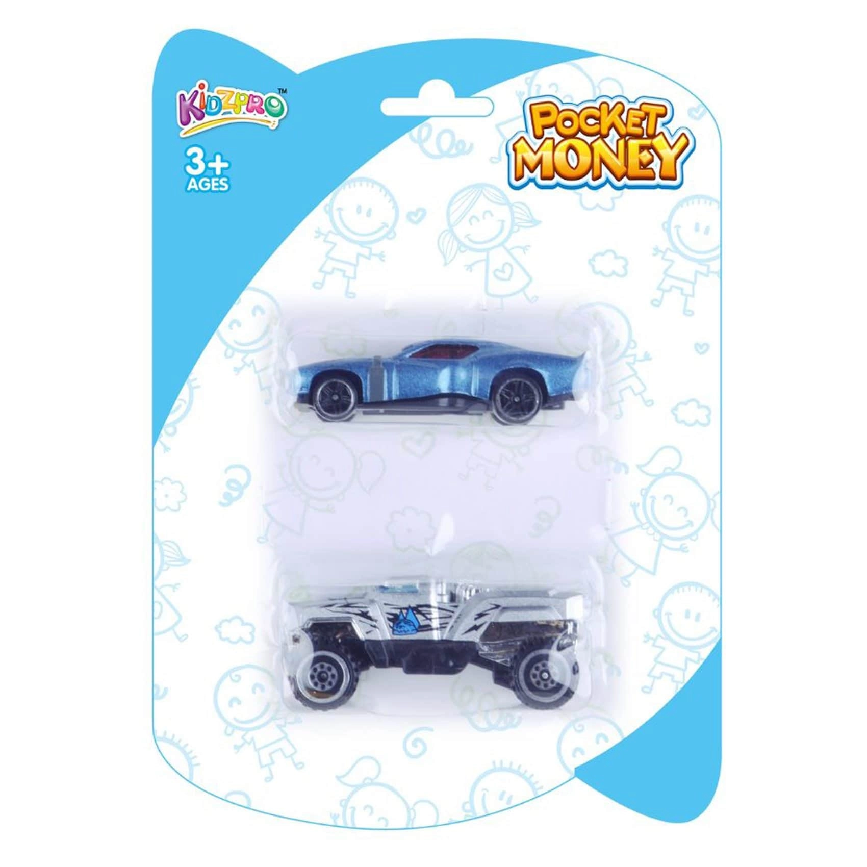 Carrefour KidzPro Pocket Money Alloy Car - 1:64 2pcs