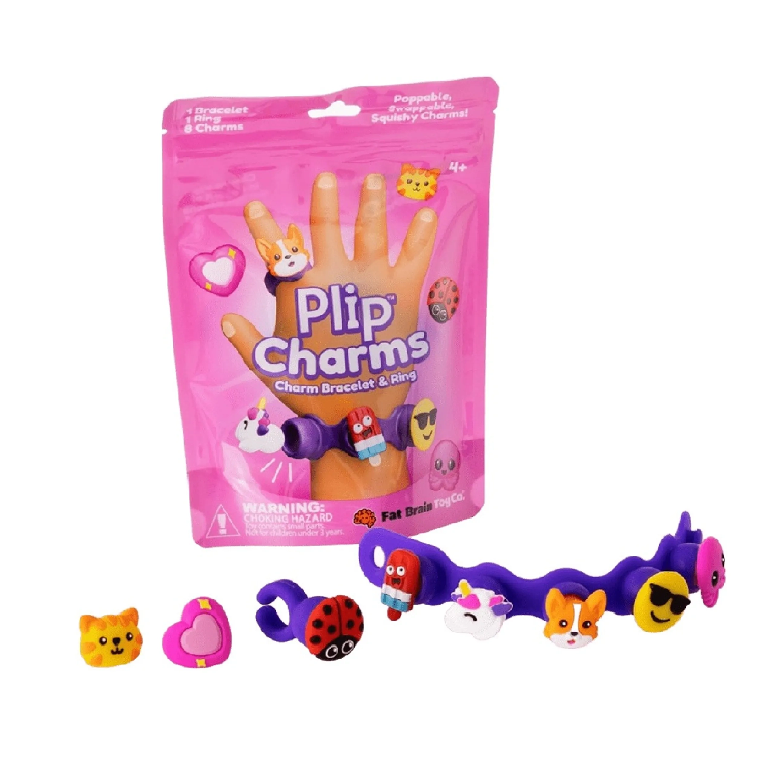 Fat Brain Toys Plip Charms Silicone Jewellery Set