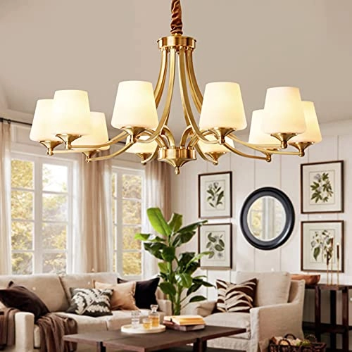 E27 American Style Chandelier - Copper 6