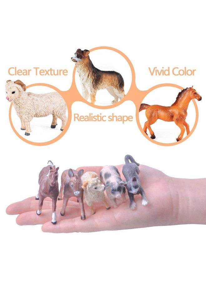 Farm Animal Figures 12 pcs