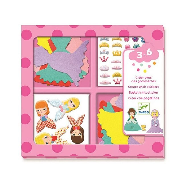 I Love Princesses Activity Sticker Book 24 pcs