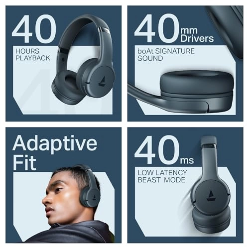 Rockerz 412 Wireless Headphone