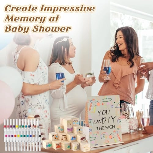 Baby Shower Blocks - 12 months - 5 years 117 Pcs