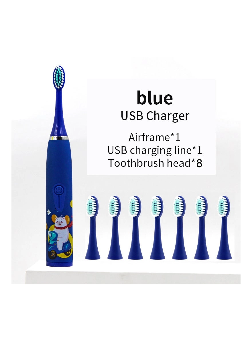 Electric Toothbrush - Children's Cartoon Pattern Ultrasonic