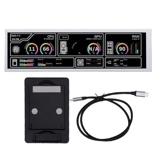 PC Temperature Display - Plyistyp5ggbtuovh-11 8.8 Inches 1920x480