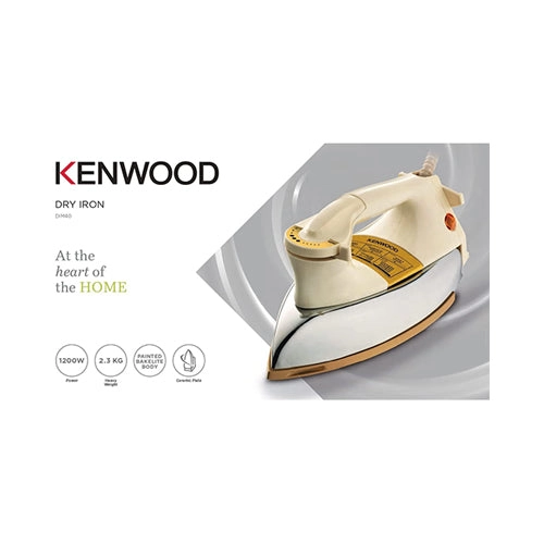 Dry Iron - 1200W Ceramic Soleplate White/Gold
