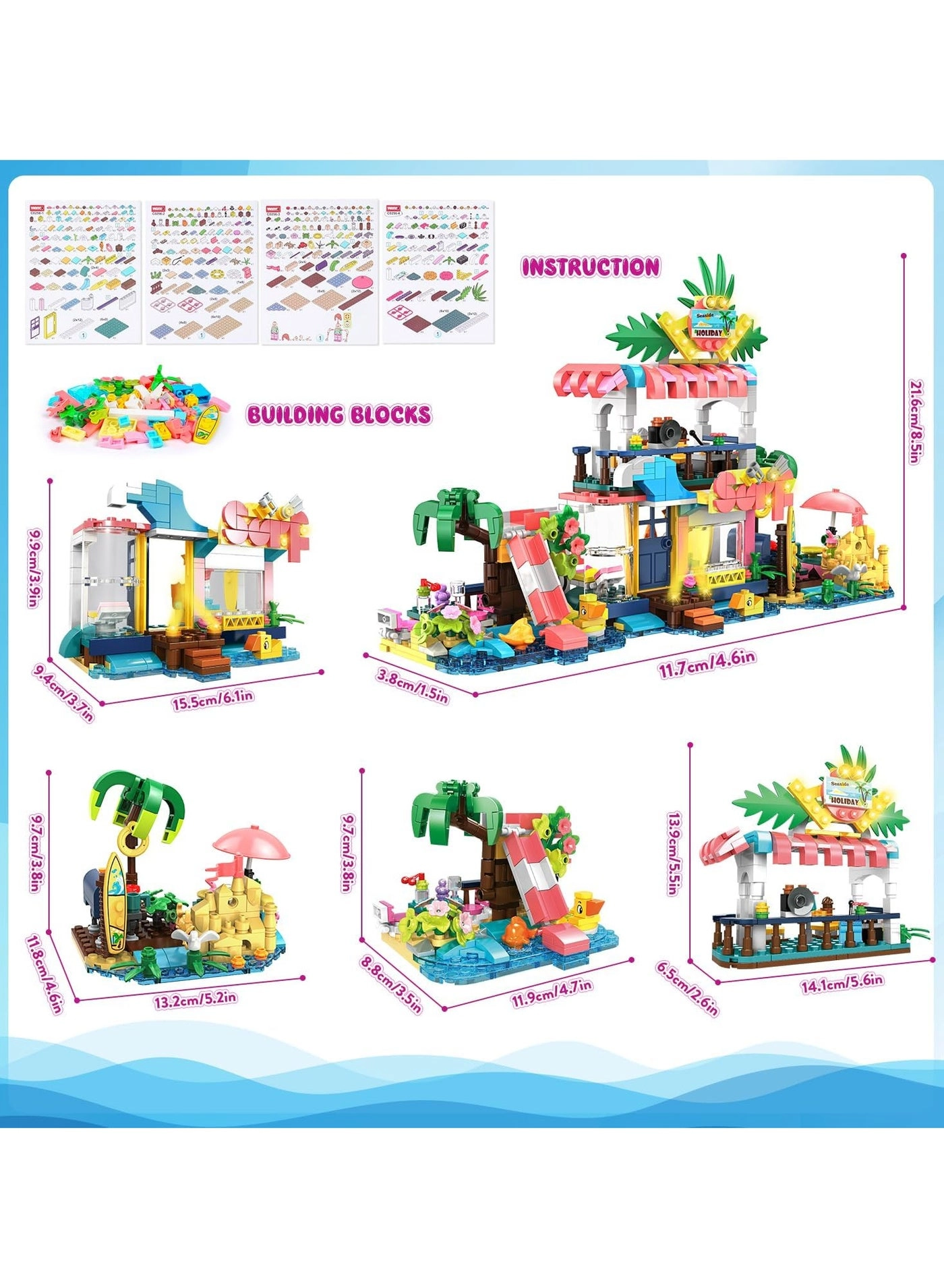 Surf Beach House - Construction 617 pcs