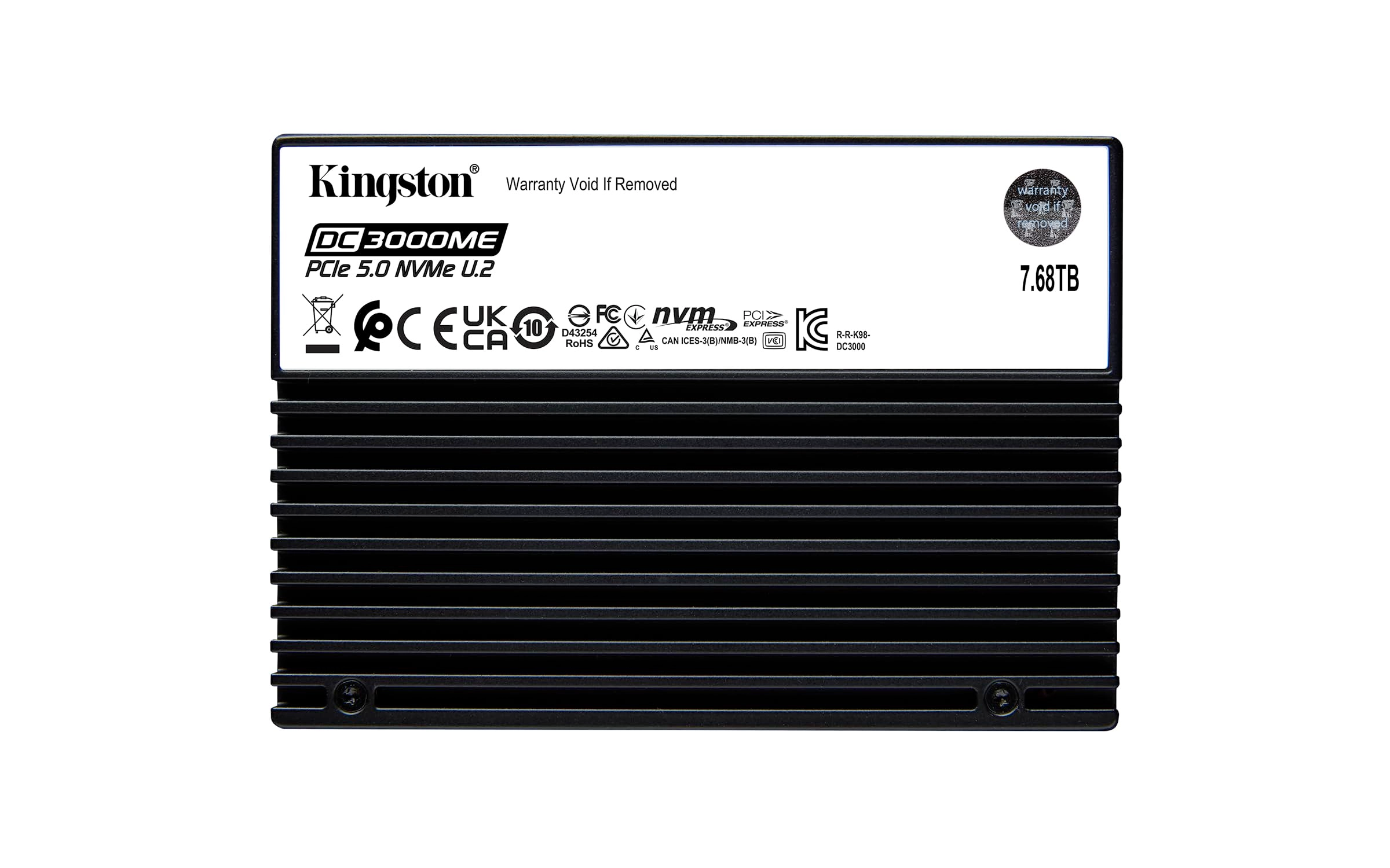 Kingston Digital International Ltd DC3000ME - 7.68TB 2.5-inch