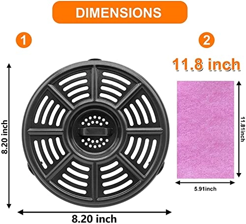 Air Fryer Grill Plate - Stainless Steel