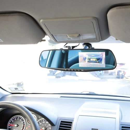 Rearview Mirror Dash and Backup Camera - 720P