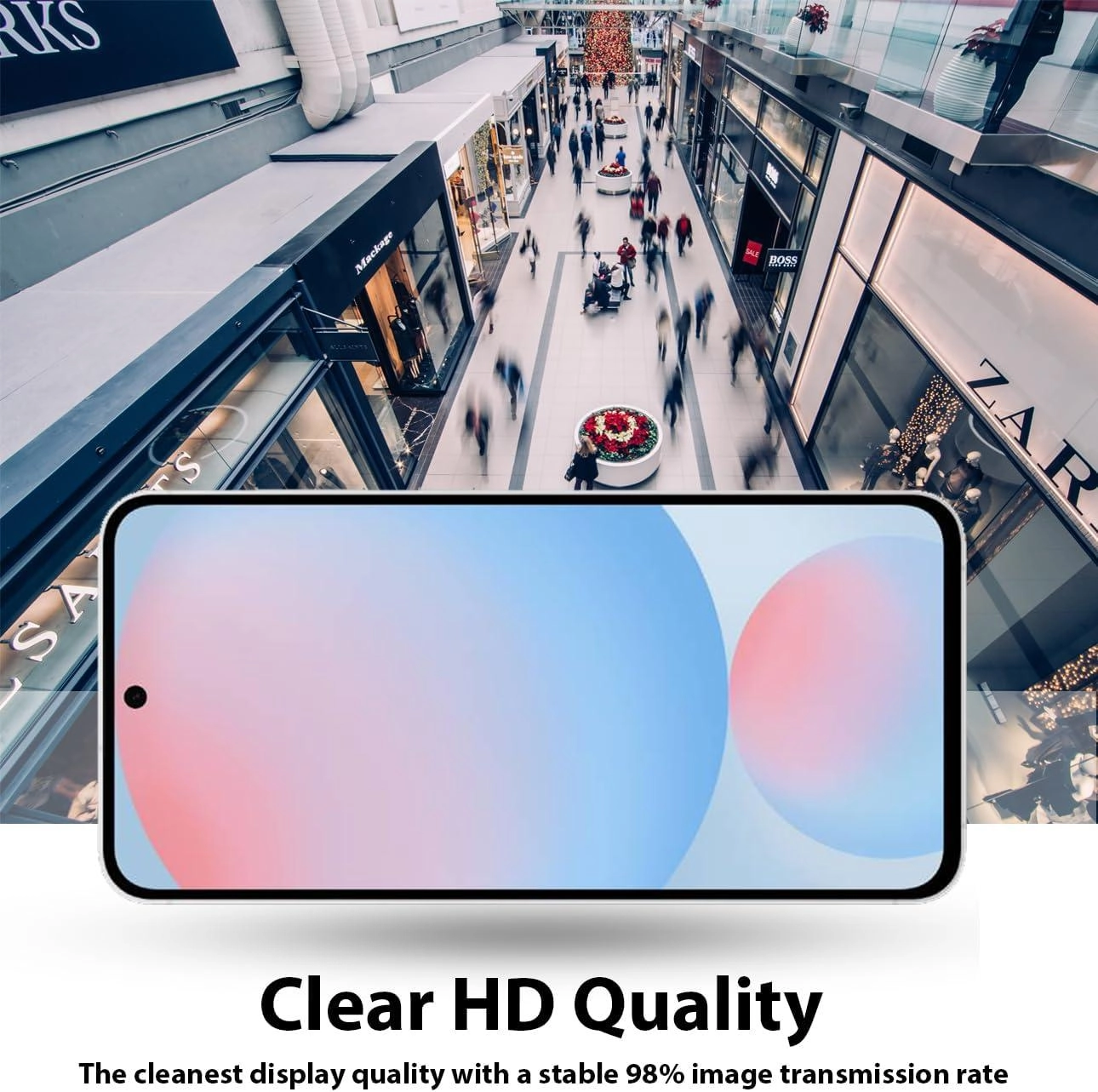 HD Clear Tempered Glass Screen Protector for Samsung Galaxy S24