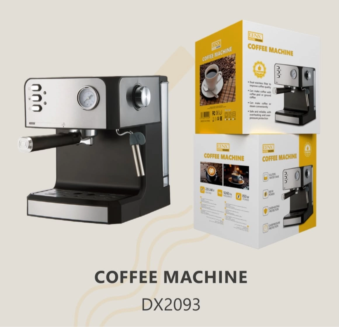 Denx DX2093 - Milk Frother Steam Wand