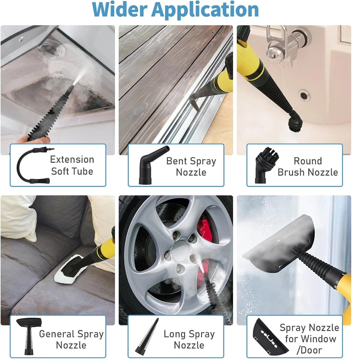 High Temperature Steam Cleaner - 1000W Handheld