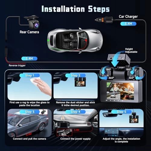 4 Channel Dash Cam - 2K
