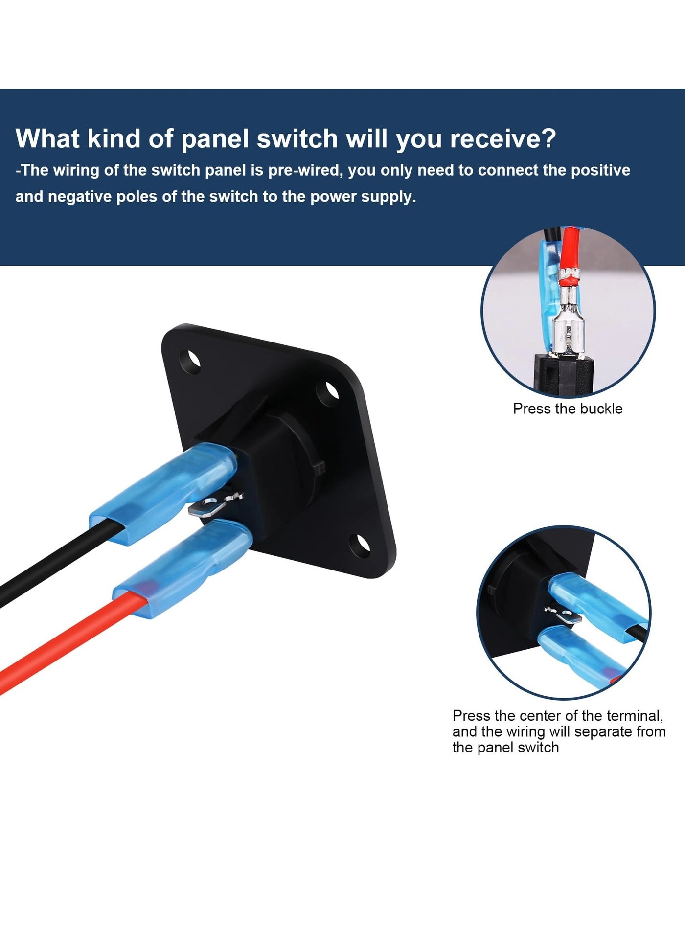 Rocker Toggle Switch Panel - DC 12V 20A USB Charger