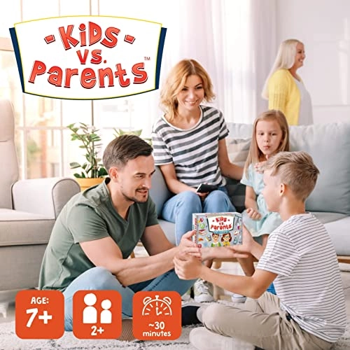 Kids vs Parents: True or False - Card Game