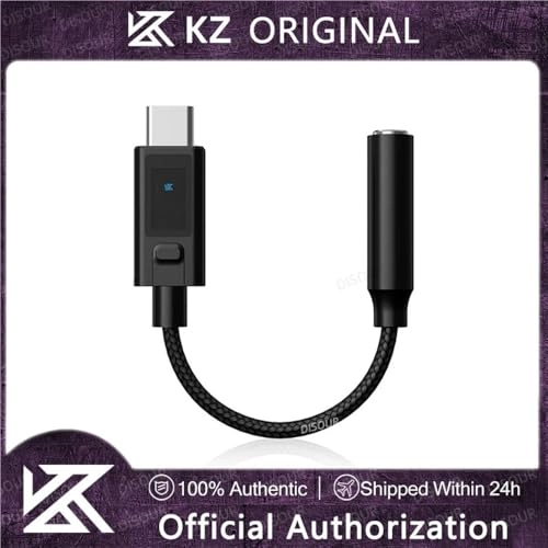 KZ AM02 - USB-C to 3.5mm Audio Adapter DAC 96kHz/24Bit