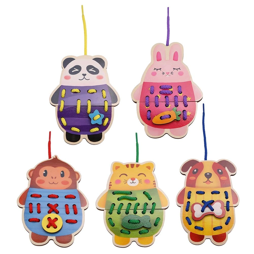 CSHEN Animal Threading Board - 5 pieces