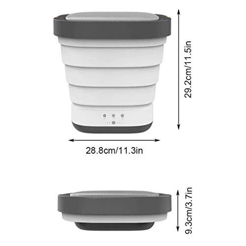 Portable Washing Machine,Turbine Folding Mini Usb Laundry Washer,Perfect For Apartments, Rvs And Small Space Living Shandongmt (Color : B)