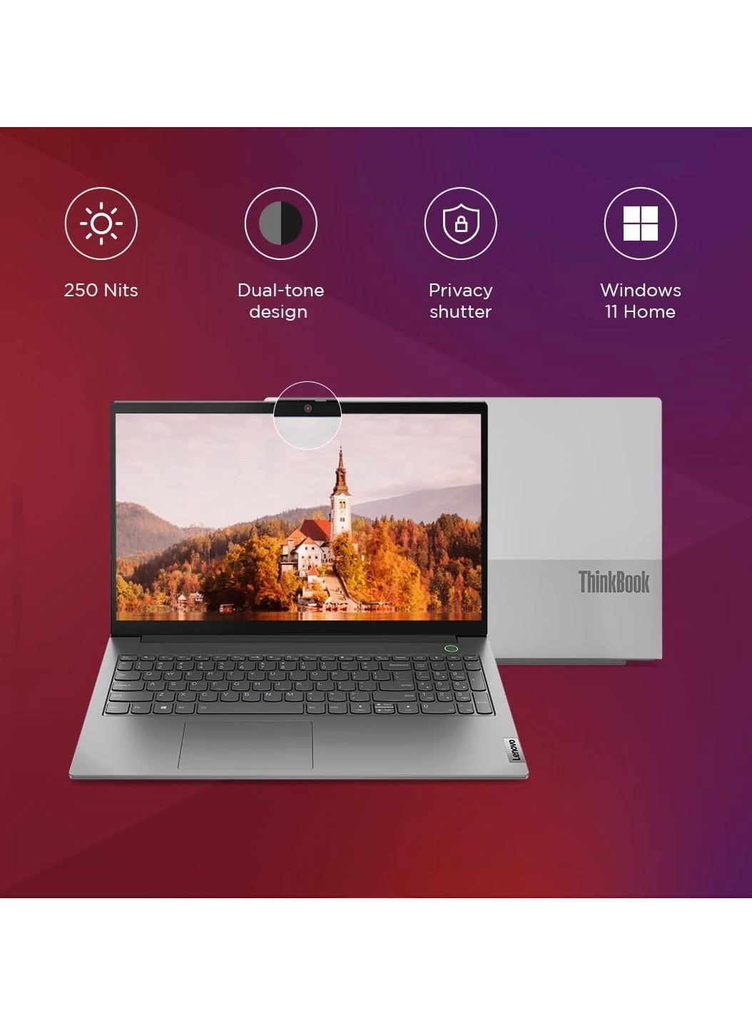 ThinkBook 15 Gen 4 - 15.6 inch Core i7-1255u 16 gigabyte DDR4 1000 gigabyte SSD