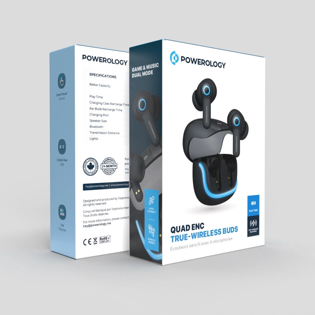 Quad ENC Wireless Earbud