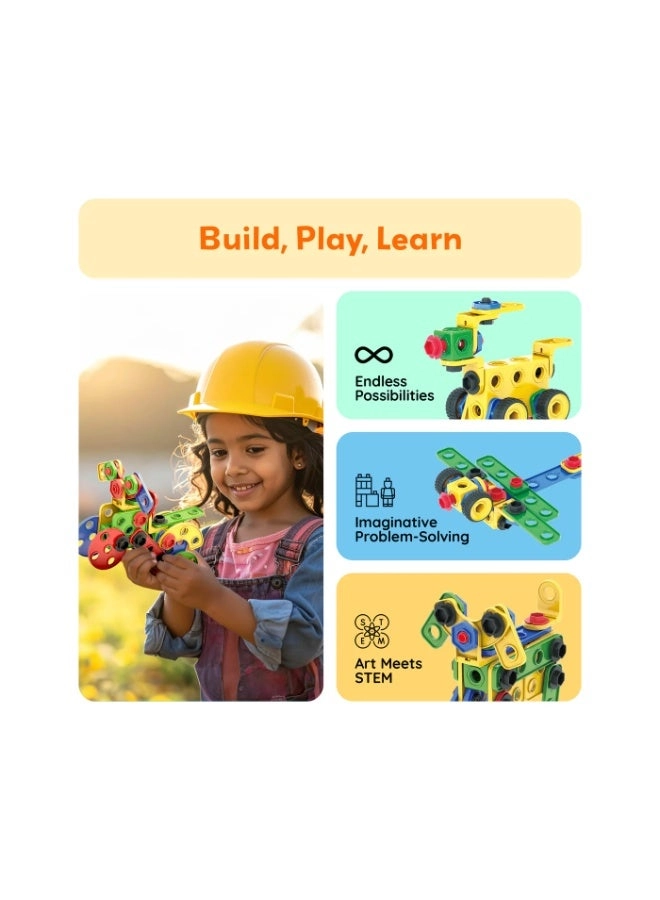 Engineering Construction Building Set - 152 pcs