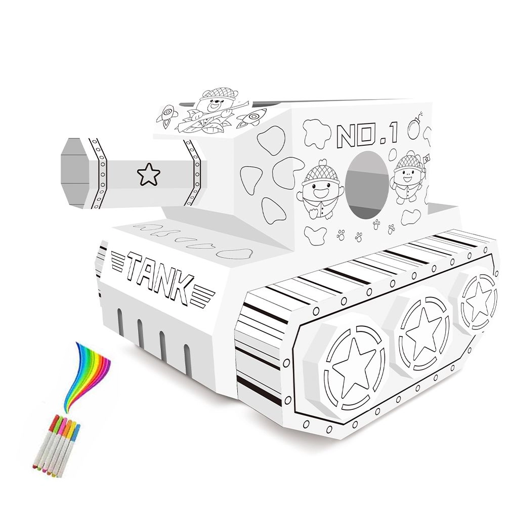 SAMBOX DIY Doodle Coloring Wearable Tank - 3+ years