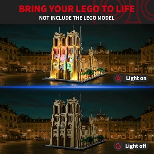 Light for LEGO Notre-Dame de Paris 21061