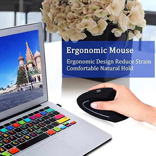 Ergonomic Vertical Mouse - USB