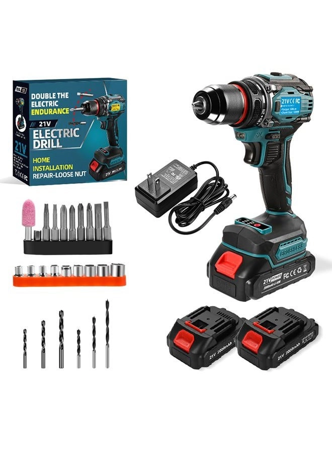 Cordless Drill - 2000 Milliamp Hours