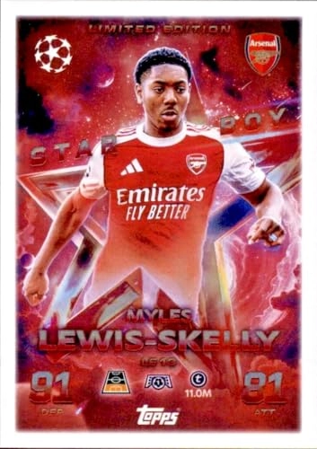 Match Attax 2025 2026 Myles Lewis-Skelly Starboy Limited Edition - 1pcs
