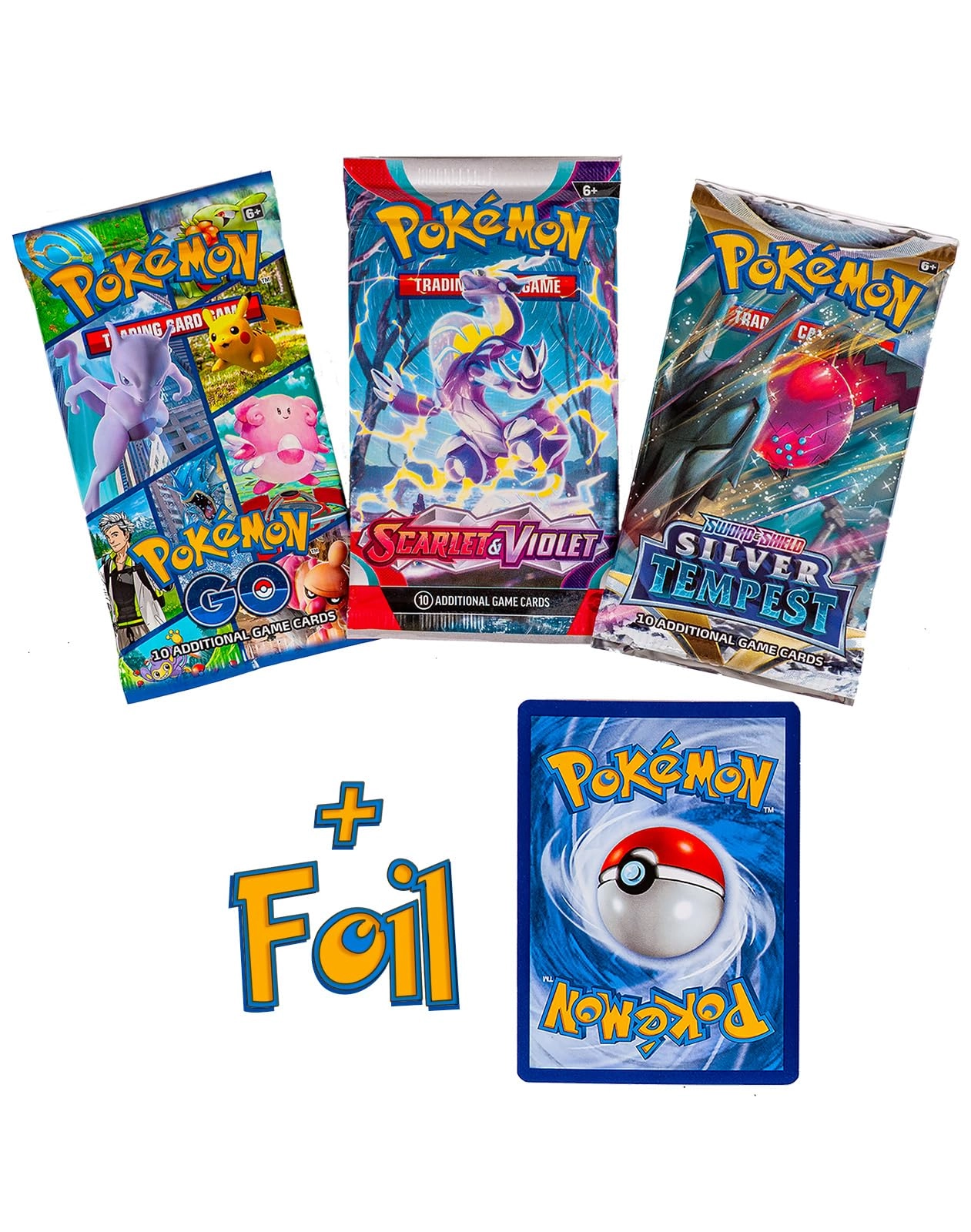 Pokémon Booster Pack - Assorted Sets + Toploader
