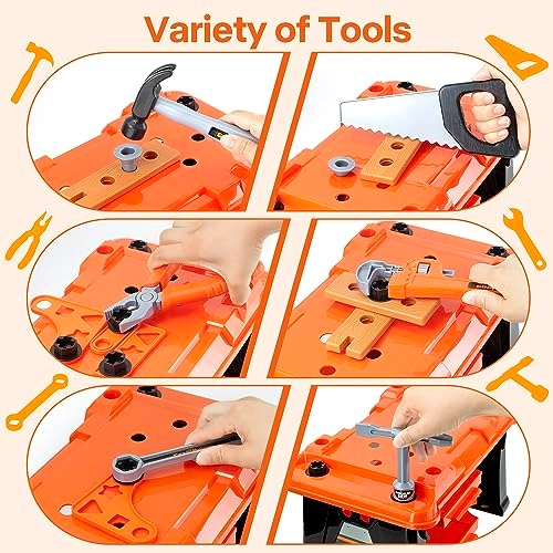 Kids Tool Bench - 3+ 79 pieces