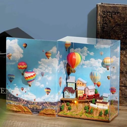 DIY Wooden Miniature House - N-002 hot air balloon