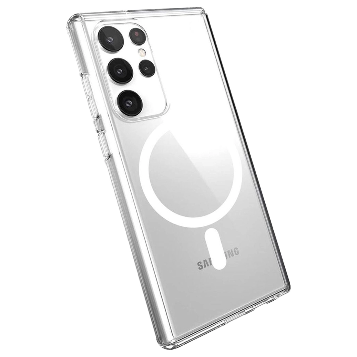 Max & Max Clear Case with MagSafe for Samsung Galaxy S24 Ultra