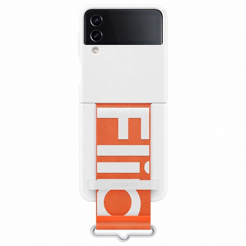 Cover with Strap Back Case for Samsung Flip 4