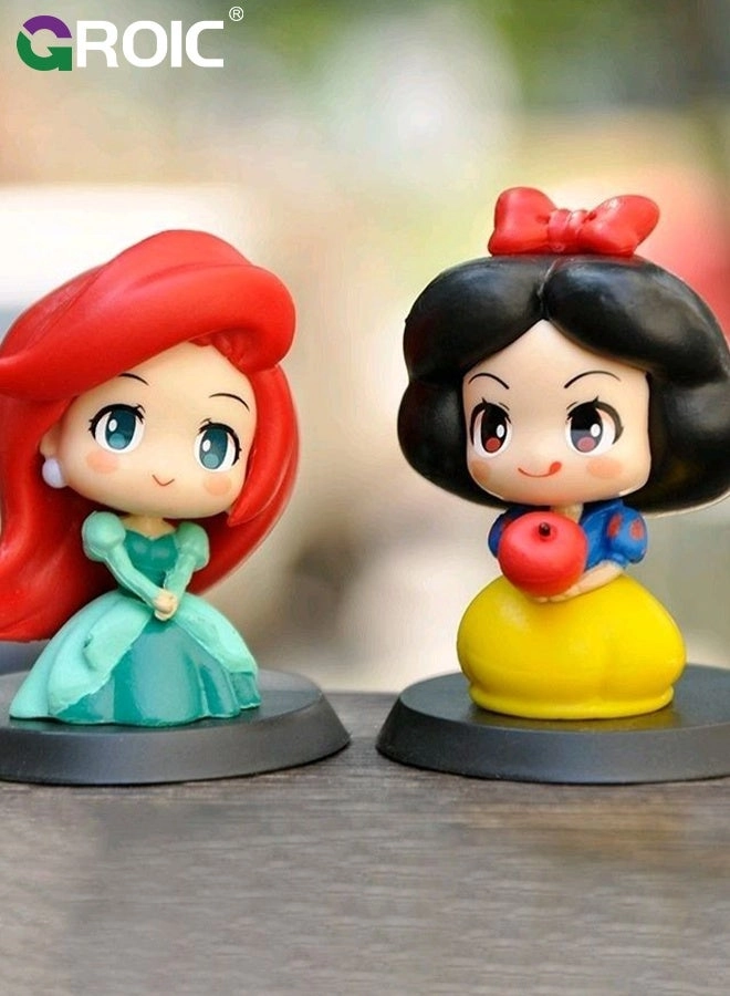 Princess Action Figure Set - 9 Pcs Birthday