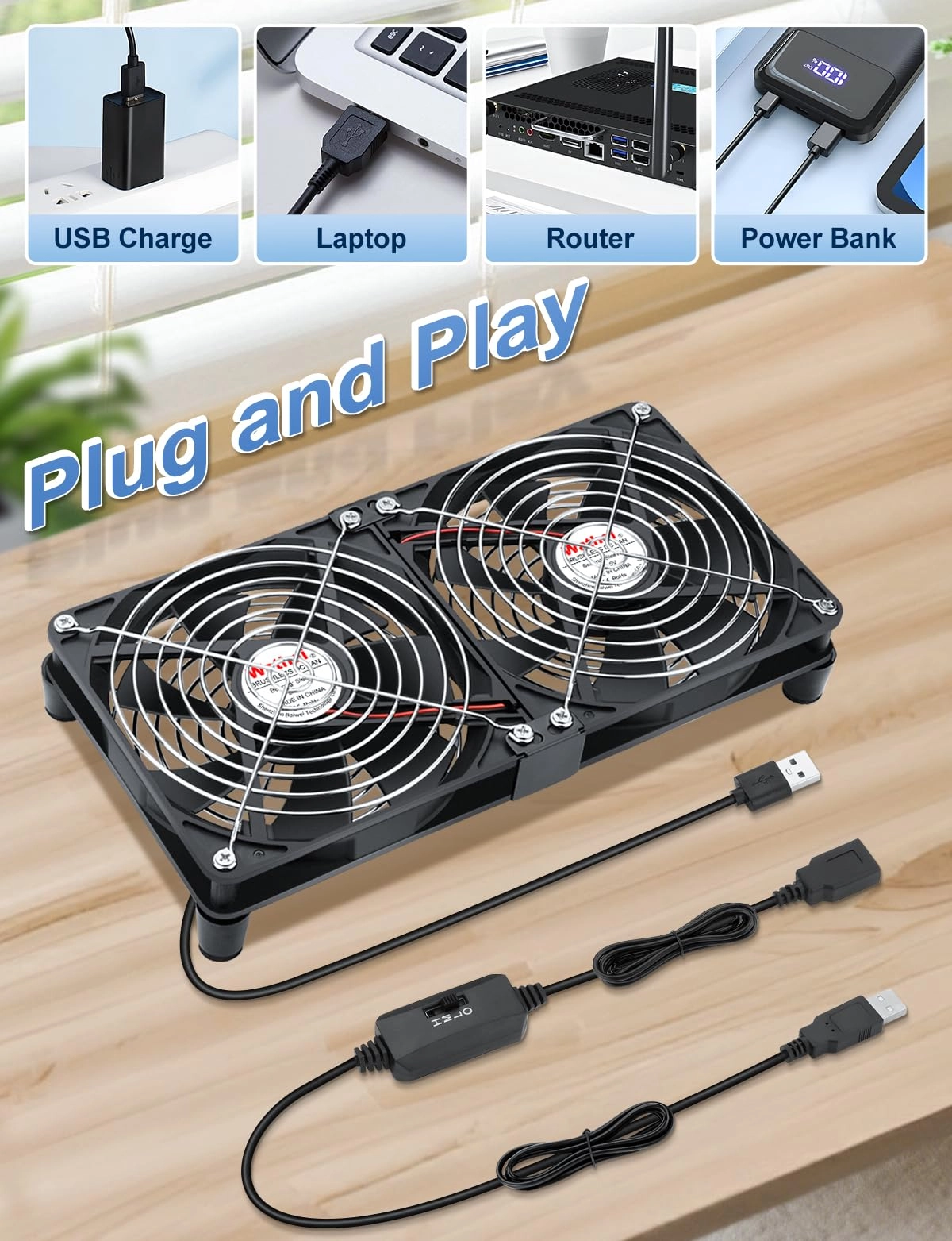 Cooling Fan - 2X 140mm