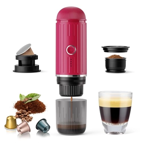 Portable Coffee Maker - powder capsules