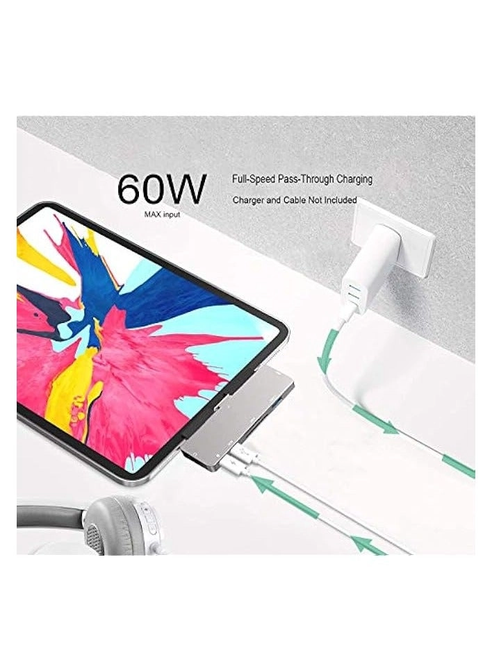 USB C Hub - 6-in-1 4K HDMI USB 3.0