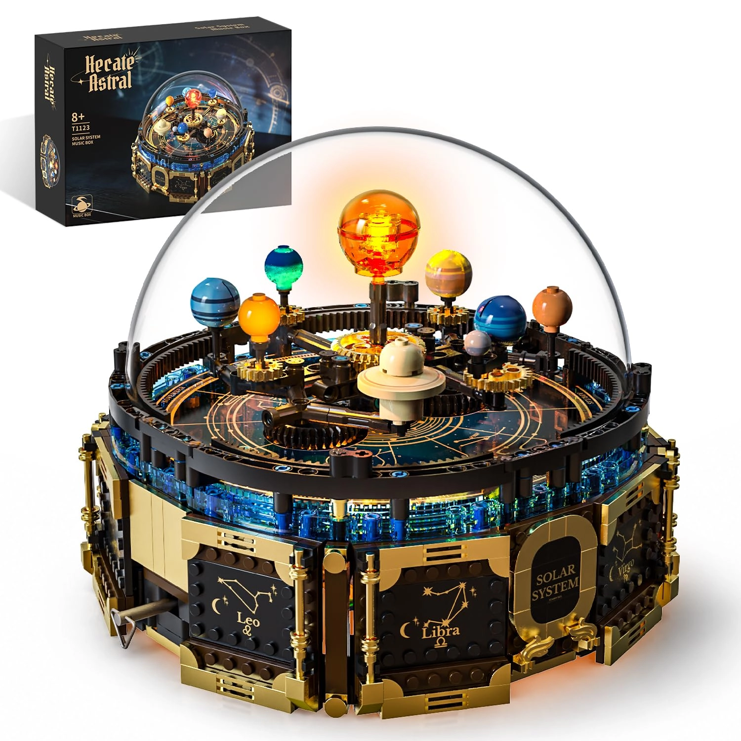 Gohero Hecate Astral Solar System Music Box - Robot Building Kit