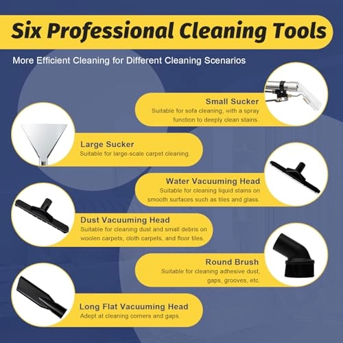 Commercial Carpet Cleaner Machine - 3 in 1 1034W