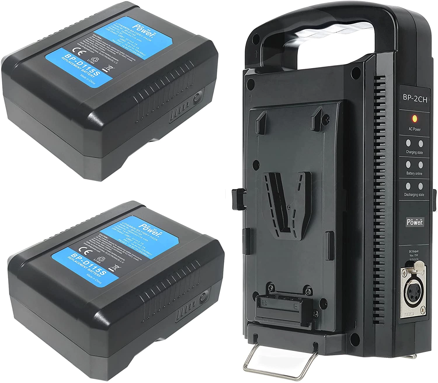 DMK BP-2CH - Dual Quick + BP-D115S - 7800mAh