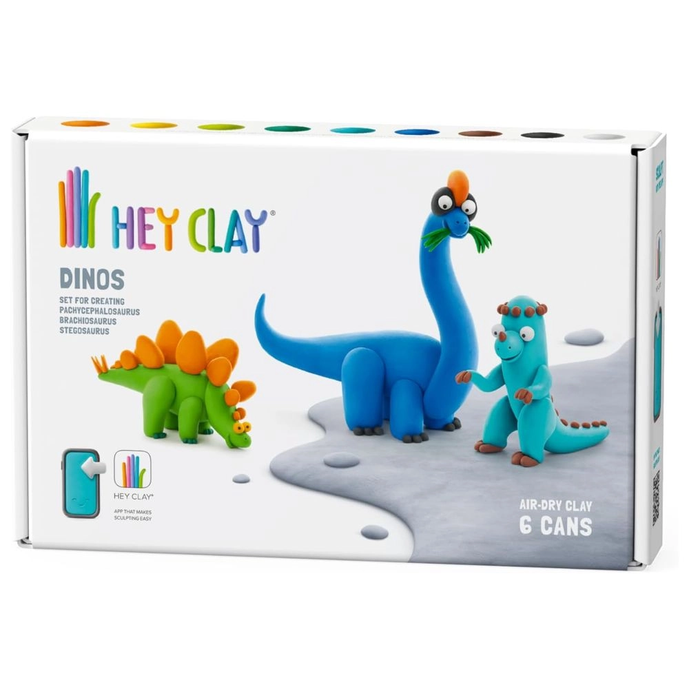 Crayola Hey Clay Airdry Clay - Dinos 6 pcs