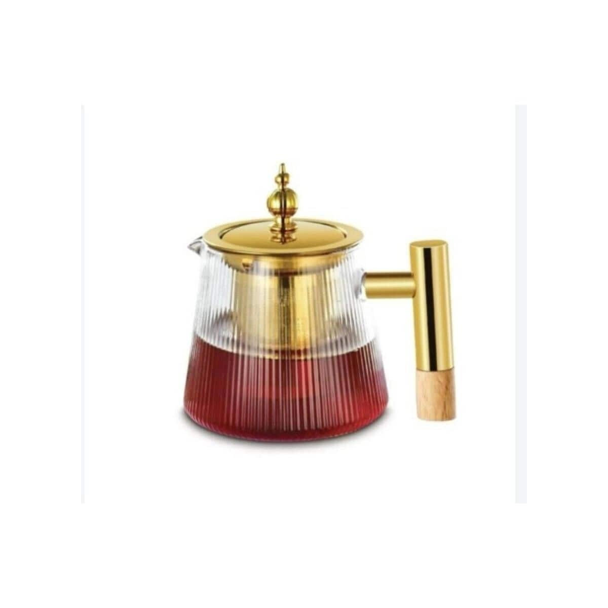 Hammered Glass Teapot - borosilicate glass 950ML
