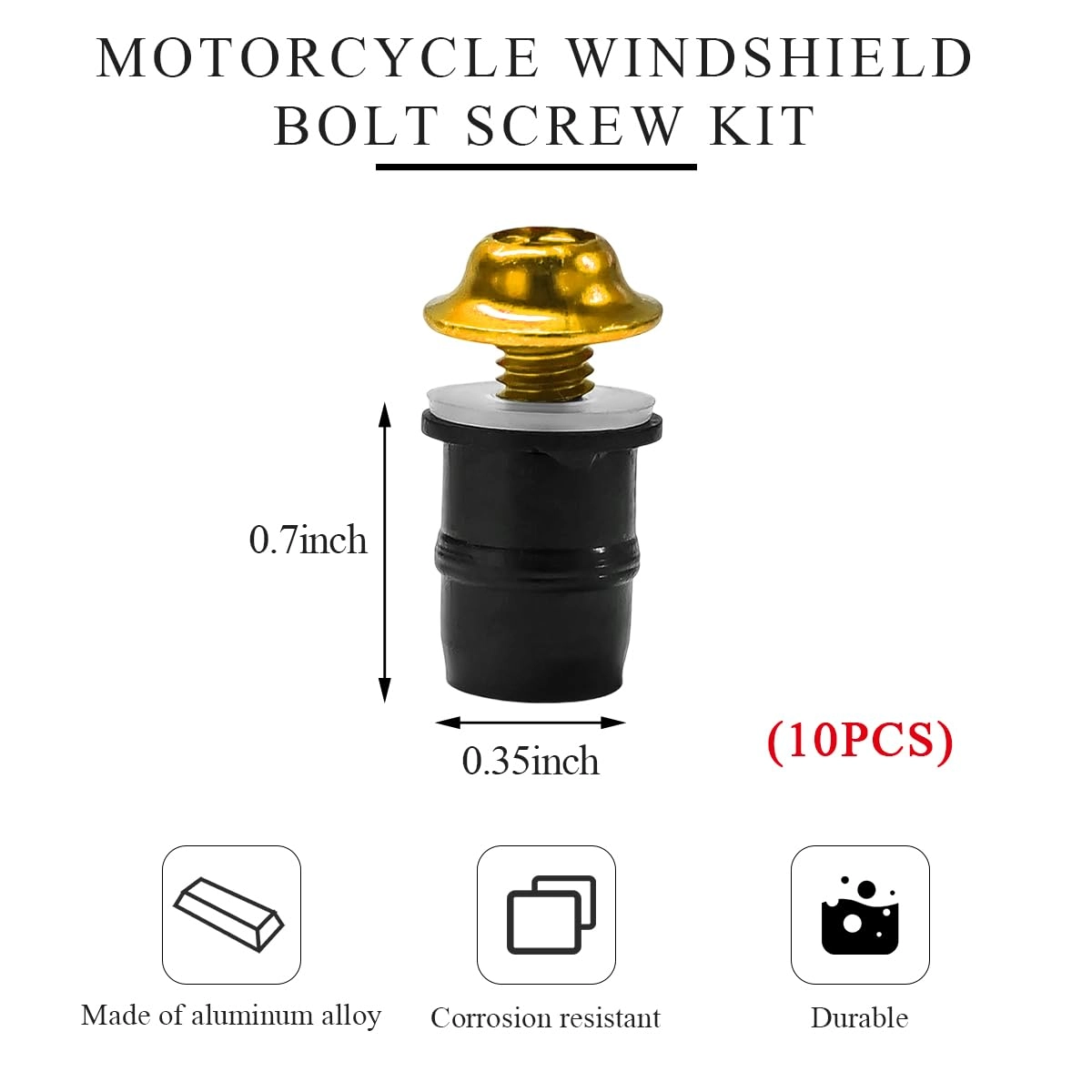 Motorcycle Windshield Bolts Screws Kit