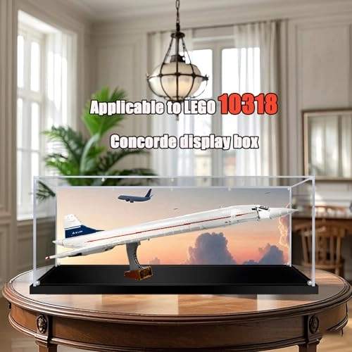 LE*GO Concorde (10318) Display Case - Background-F