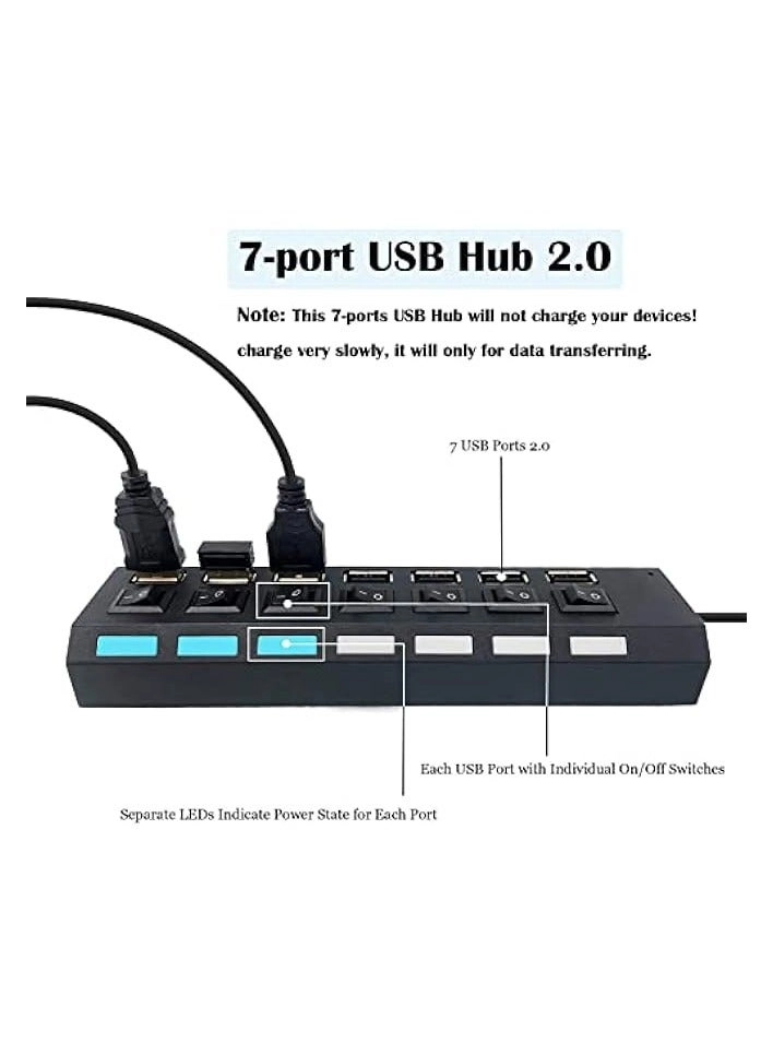 7-Port USB 2.0 Hub