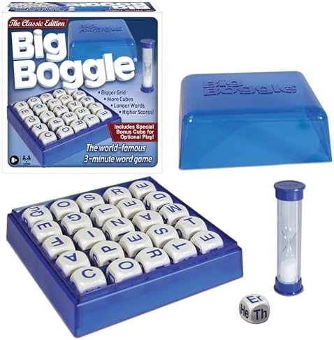 Big Boggle - 5x5 Grid 25 Letter Cubes